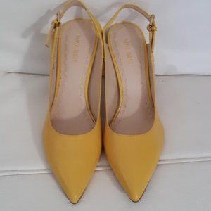 NWOT Nine West Yellow Pumps Sz 7.5